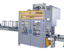 塑料桶自動裝箱機，機油防凍液20升大桶人工裝箱太累了！